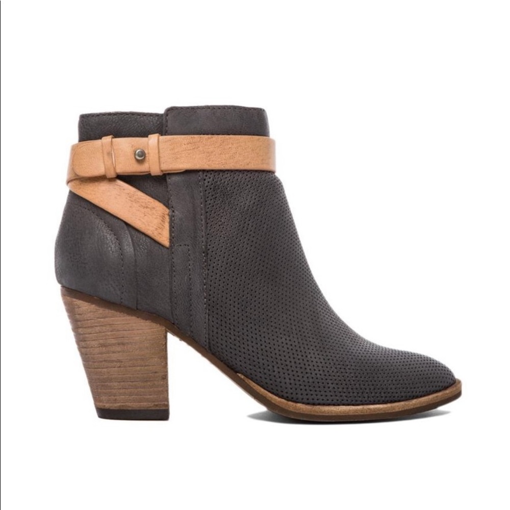 Dolce Vita Yuri Perforated Leather Booties—9.5